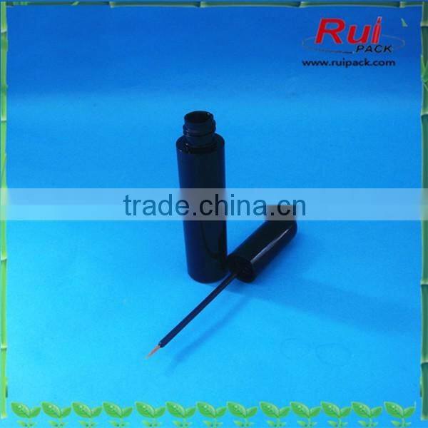 Plastic eye masacara bottle for eye / make up cosmetic care container with brush cap