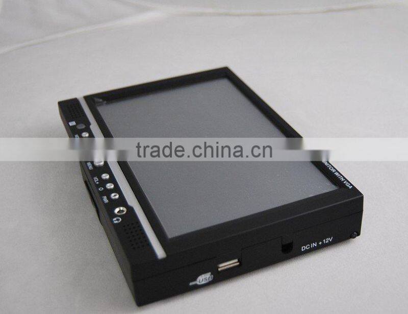 headrest or standard player touch screen 7 inch car pc monitor