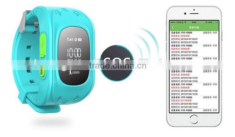 New Smart Bracelet With GPS Position Funtion Safe Area Setting Funtion Child Bracelet Tracker for Sale