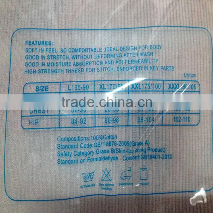 0.74USD Stock Cheappest Rib Cotton Wholesale Men Tank Top Singlet/ Men Tops ( kcbx003 )