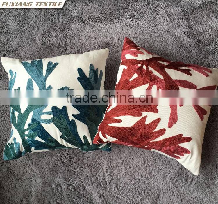 Towel Embroidery Cushion Wholesale Decorative Pillow covers Back Chair Covers
