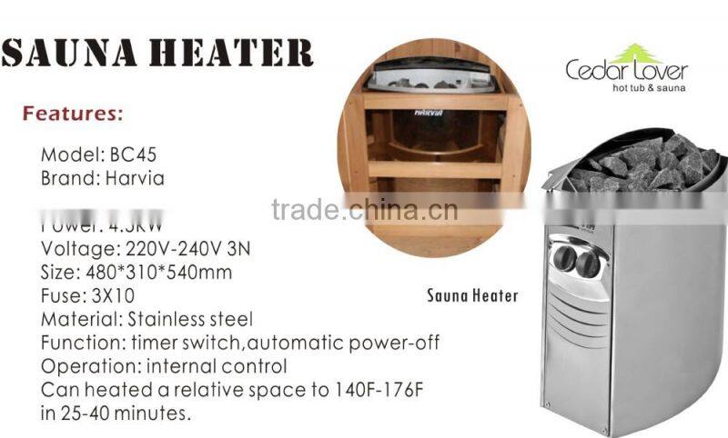 Great dry steam garden sauna