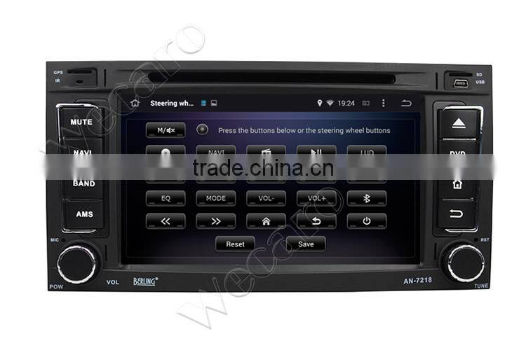 Wecaro WC-VU7006 Android 4.4.4 car multimedia system in dash for volkswagen touareg car multimedia player radio gps 1.6 ghz cpu
