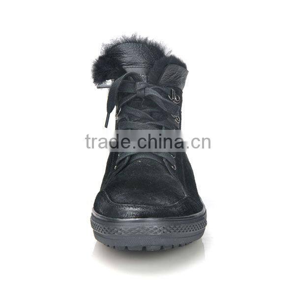 Men casual leather sole boots