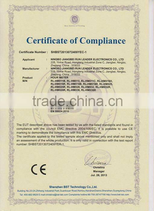 RL-HM011:Resettable Digital LCD Inductive Tachometer Hour Meter Used For jet engine,Gasoline Engine