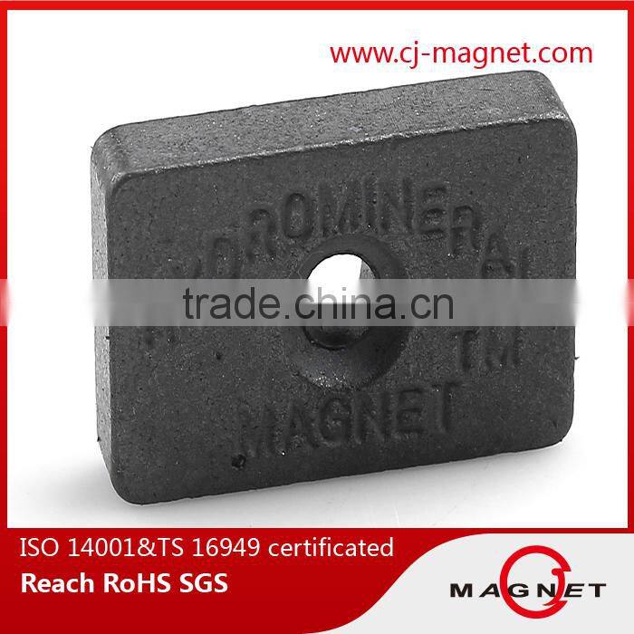 Permanent Strong customized Ferrite Magnets for Motors with holes
