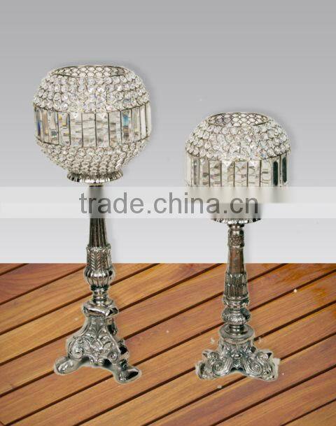 Crystal T.Light with metal base