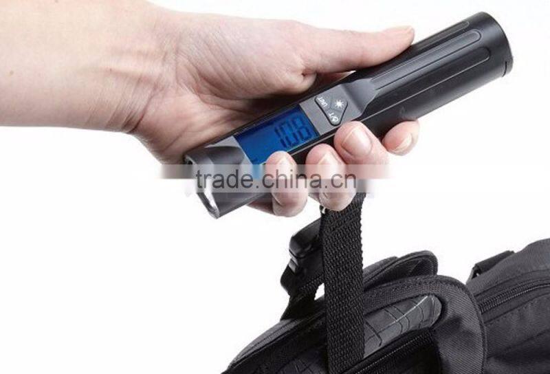 88lb/110lb Capacity 2 in One with Torch Fishing Scale LED Luggage Scale