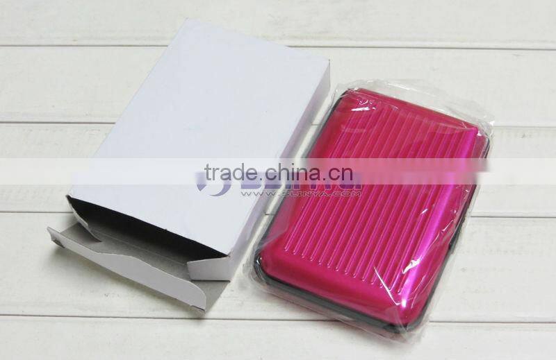 9 Colors Plated 11 X 8CM Waterproof Aluminium Credit Card Wallet