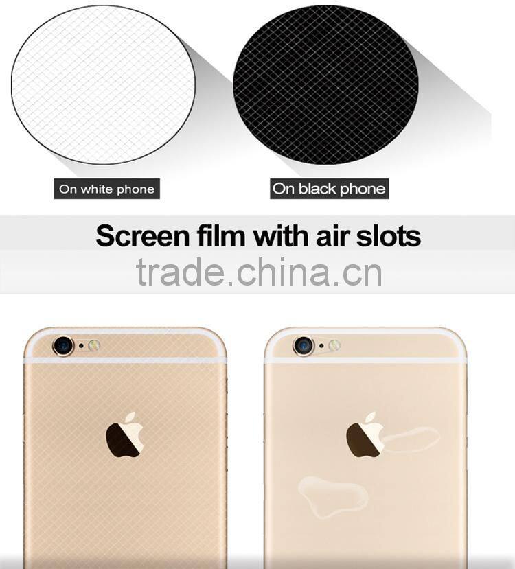 Back screen film for HTC Desire 826W anti slip screen protector PVC material