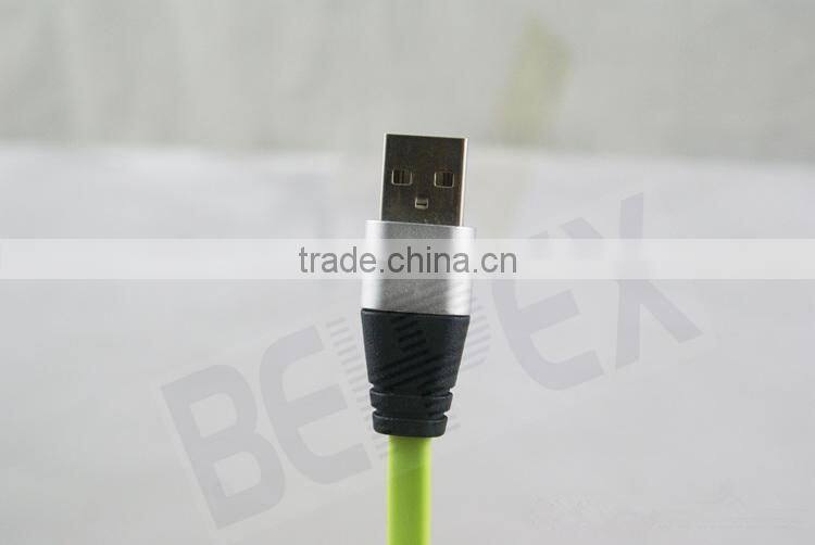 Flat 24AWG Micro USB Extension Cable with 2A Flash Charge
