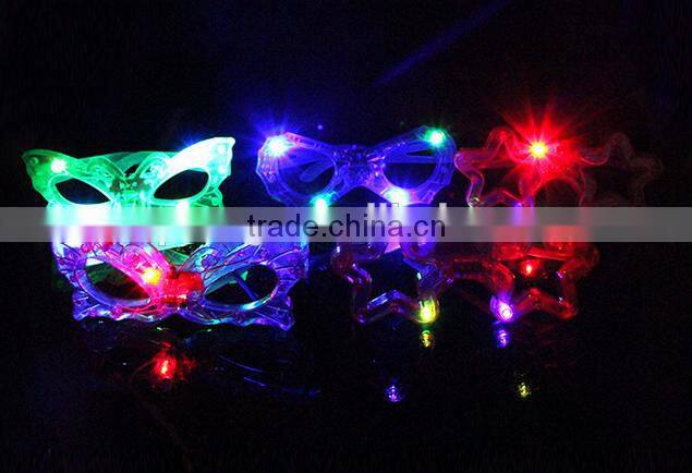 Funny Eyeglasses with Blinking Led Light Up Flashing Carnival Costumes Cosplay Accessories Fun Gifts disco