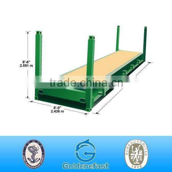 High quality 20ft manufacture flat rack container for sale