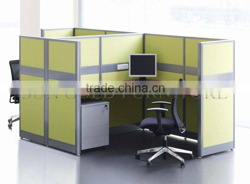 Classic Sound Proof Aluminum Office Workstation Cubicle with High Wall ( SZ-WS400)