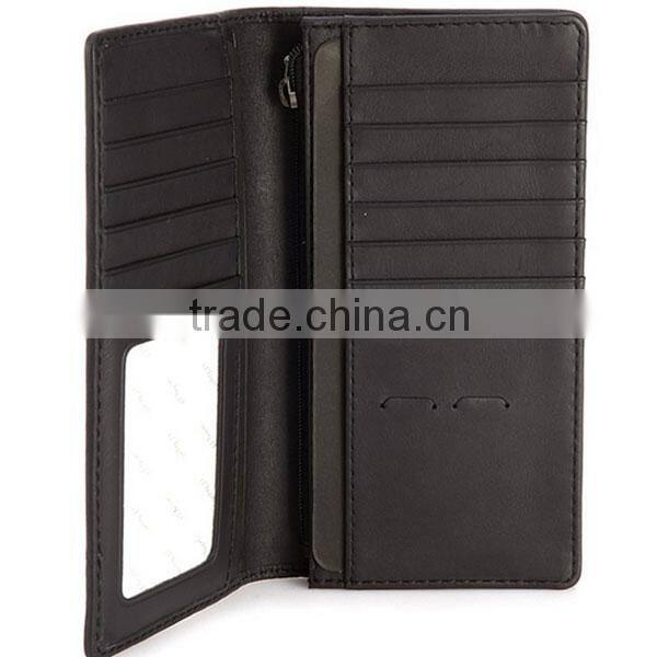 TOP qulity man leather wallet design your own wallet