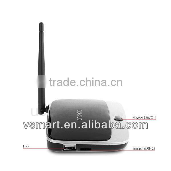 RK3188 quad core media player hd RK3188 smart tv box build-in web camera and bluetooth from China