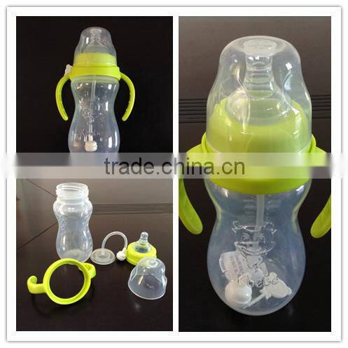 Amyoung hot sale 2015 PP baby feeding bottle/wide neck baby bottle in guangzhou