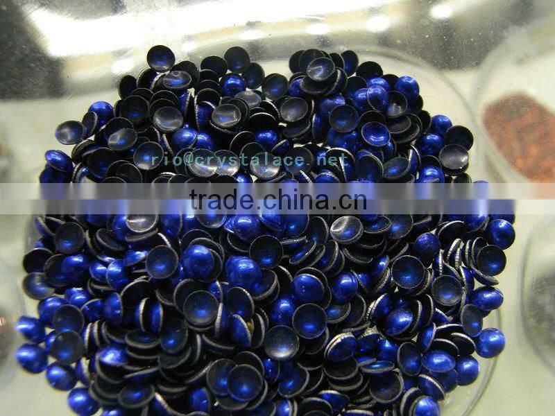 Garment accessory iron on brass studs