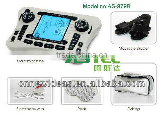 Electronic pulse massager with magnetism shoes AS979B