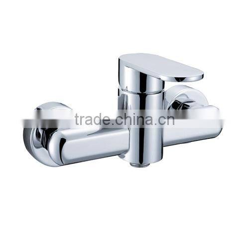 Guangdong Ceramic Cartridge Deck Mounted Series Basin Faucet Cheap Sanitary Wares
