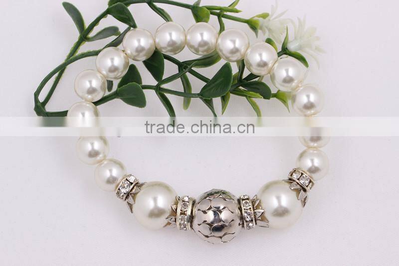 2014 Fashion Jade Bracelet CZ Diamond Beads Bracelet
