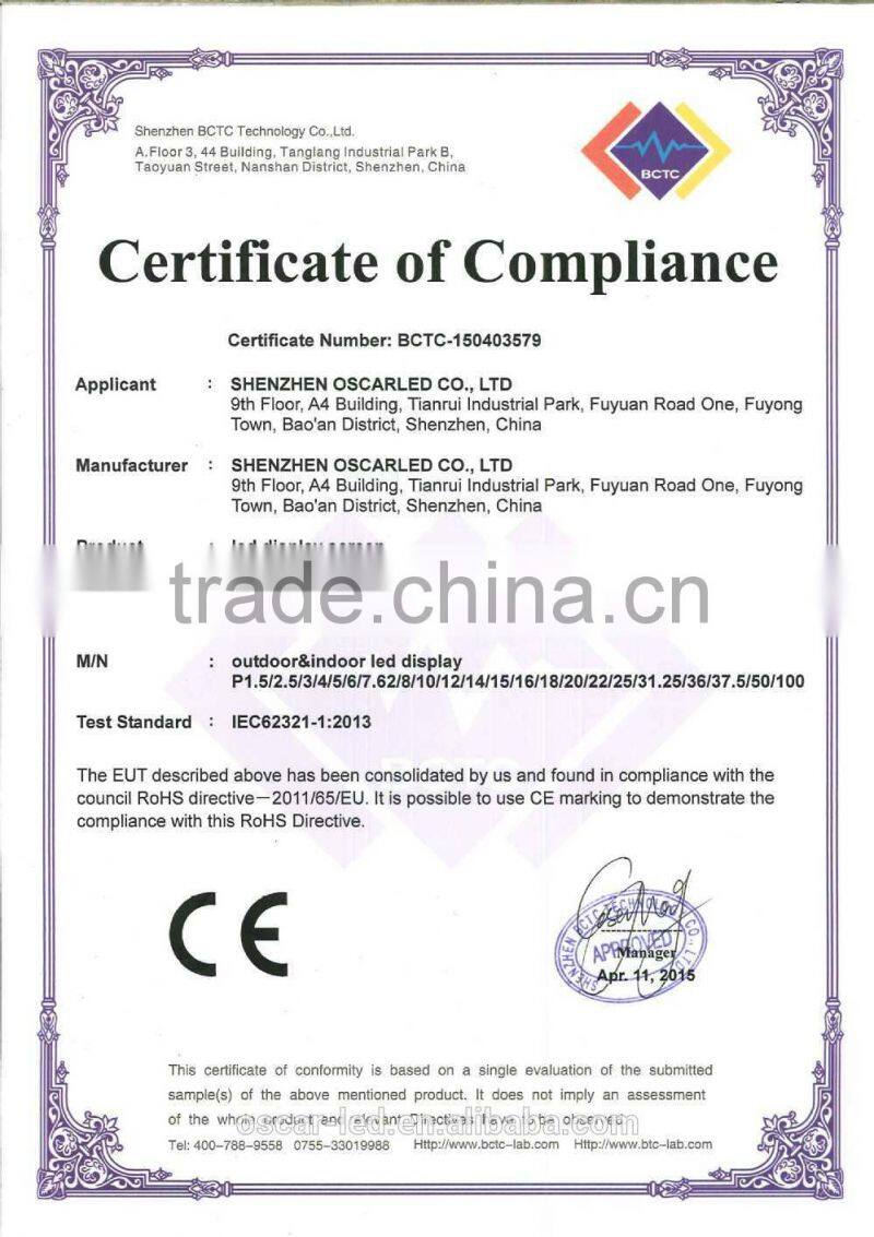 Factory supply Football/soccer stadium project standing led advertising display