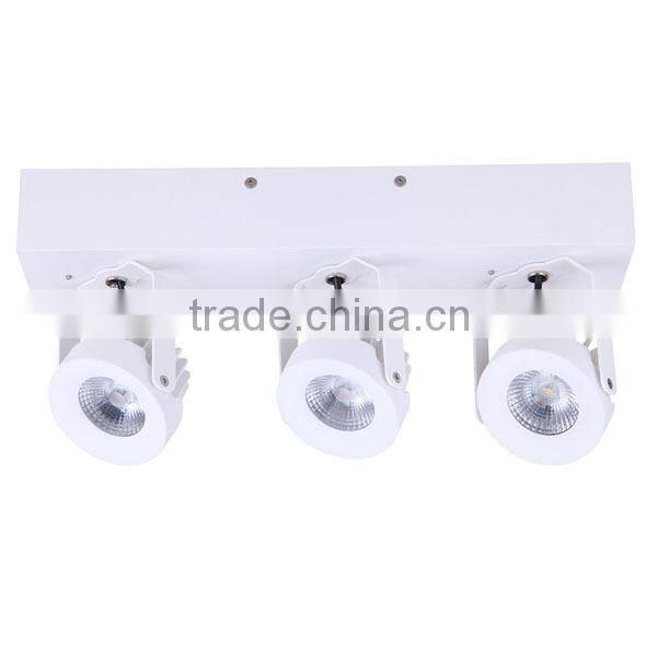 Hot new products on china market 3*10W dimmable led surface light led ceiling light