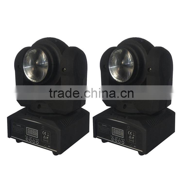New double sided 2pcs RGBW 4in1 beam LED moving head ligh dmx stage light