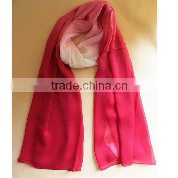 import custom design soft chinese digital print silk scarf