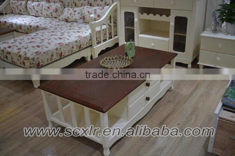 2015classic living room furniture sofa center soild wooden tea table