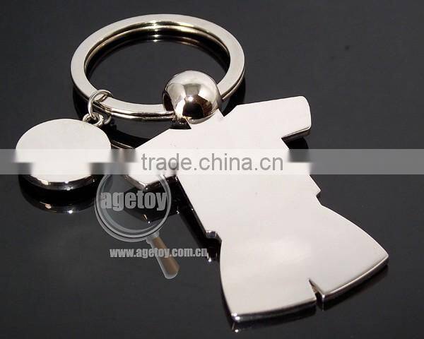 Holland Souvenir Soccer Ball Custom Metal Soccer Jersey Keychain