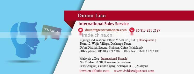 Amusement park robotic dinosaur model