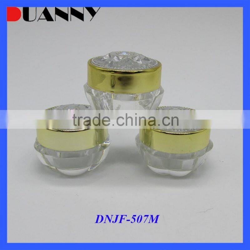 Cosmetic Cream Empty Jar Acrylic Cream Jar Flower Shape Cosmetic Plastic Jar