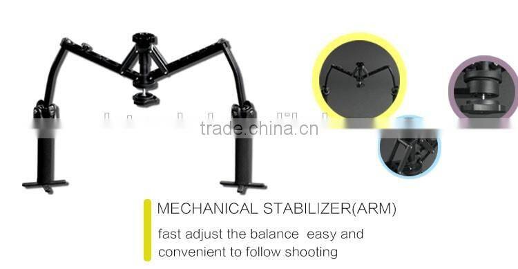 China powerful function professional 3 axis gimbal dslr stabilizer for cameras videos