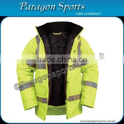 Hi-vis Safety Pant with reflective tapes , Fluorescent yellow