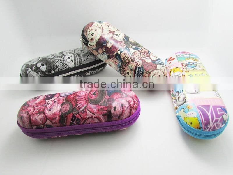 high density animal print EVA glasses case for kids