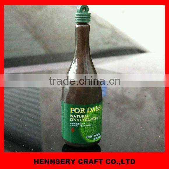 3D soft pvc silicone keychain