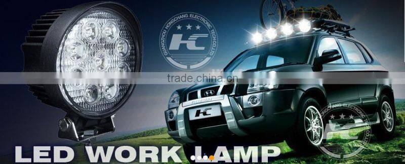 27w Round working lamp 30/60 degree spot beam LED work light