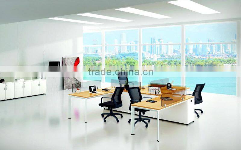2 person workstation, office desk with partition