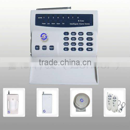 Intelligent Wireless PSTN Alarm System with Built-in Intercom