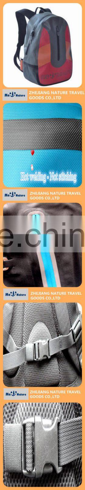 2015 Fashion 100% waterproof daypack backpack bags