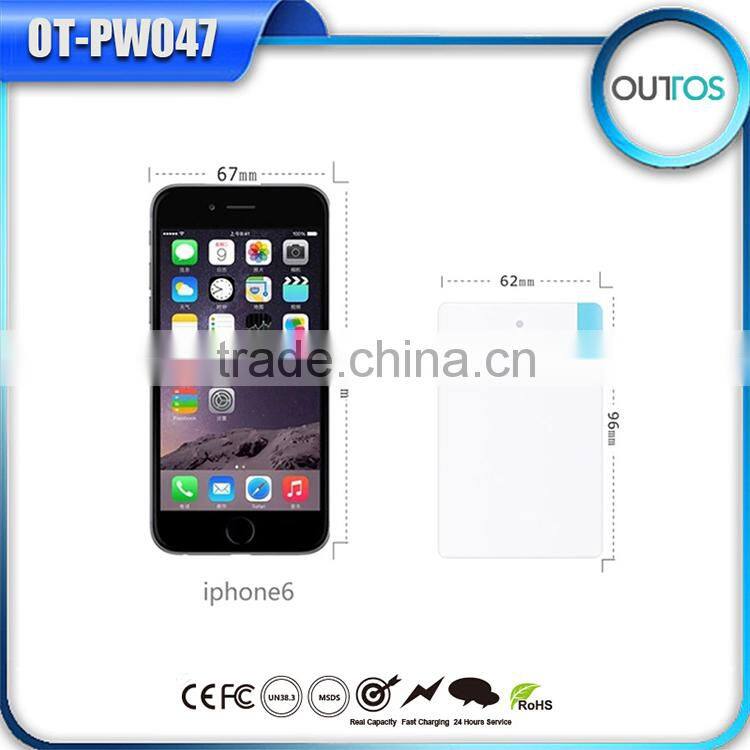 Credit card size power bank for gift