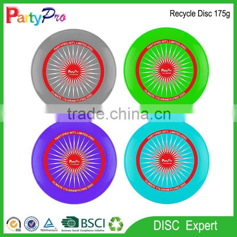 Thailand Market BSCI factory 2015 Flyer Dog Toy beach playing frisbee cute hard disk disc frisbee