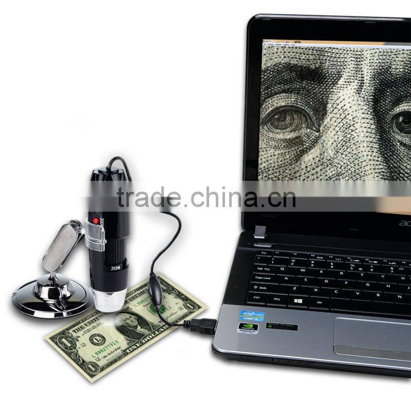 20x - 800x 2MP USB Digital Microscope Endoscope Video Camera Magnifier w/Driver