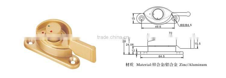 Foshan Hardware Push Garage Door Handle With Lock