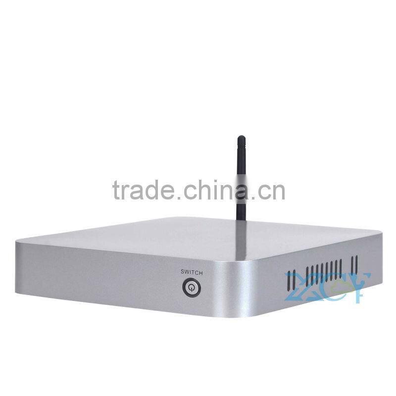 XYC X-24X cheap mini pc atom D2500 Desktop Mainboard latest mini computer with 2GB RAM 32GB SSD no noise,less heat