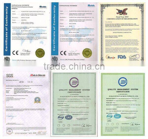 Disposable Adult Nappy/Pad with release paper