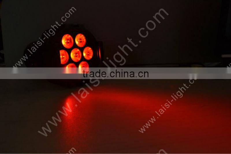 LED Par 7X9W RGBW+UV 4in1 stage par can