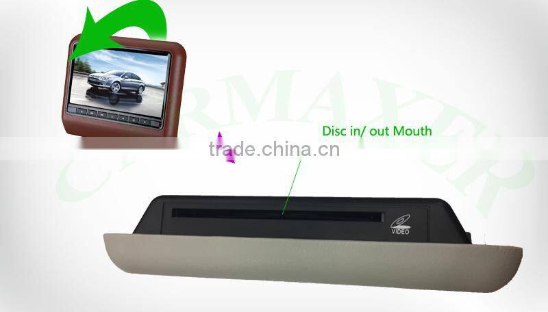 High quality classical good price pioneer headrest car dvd player for bmw e46