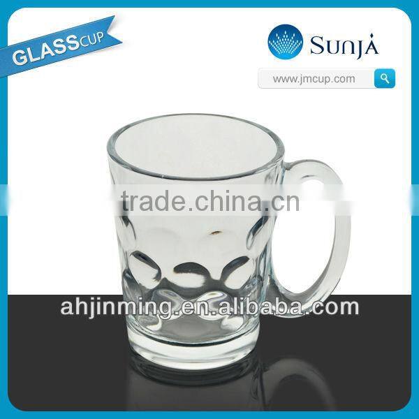 SH55 promotional handle glass cup mugs manufactory drinking water handle mug cup glasses drinking water glass